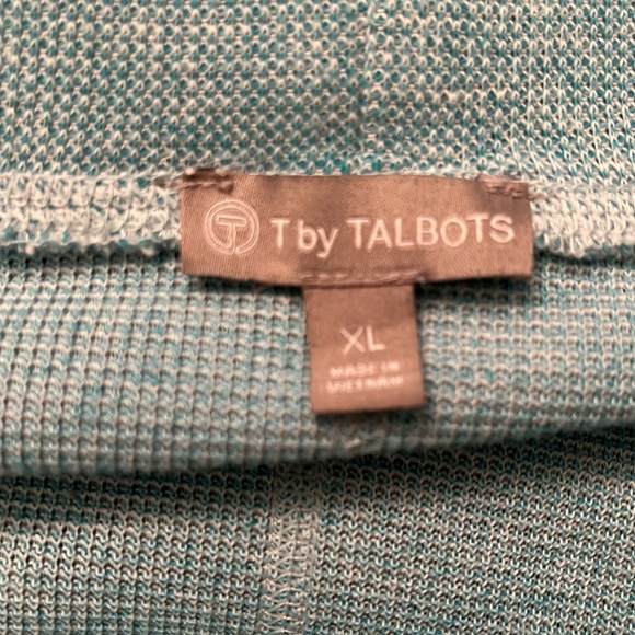 T by Talbots loose drawstring neck shirt - Picture 4 of 5